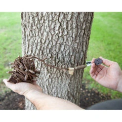 LED Christmas String Lights - 11 Ft. - (50) Faceted Pure White Mini Light LED's - 2.5 In. Bulb Spacing - Brown Wire -Christmas Lights Store data 1107