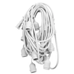 52 Ft. Patio Stringer - (24) Household Medium Sockets - Bulbs Not Included -Christmas Lights Store data 1122