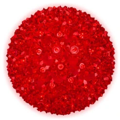 7.5 In. - LED Starlight Sphere - (100) Red Wide Angle LED Lights