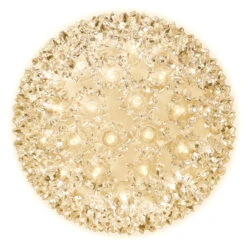 7.5 In. - LED Starlight Sphere - (100) Warm White Wide Angle LED Lights