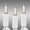 50 Ft. - White Wire - Christmas Mini Light String - (100) Clear Bulbs - 6 In. Bulb Spacing -Christmas Lights Store data 1140