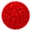 10 In. - LED Starlight Sphere - (150) Red Wide Angle LED Lights