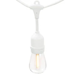 52 Ft. Patio Stringer - (24) Suspended Household Medium Sockets - Bulbs Not Included