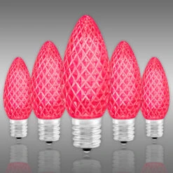 (NEW Technology) C9 - Pink - Faceted LED - VividCore Premium - 50% Brighter