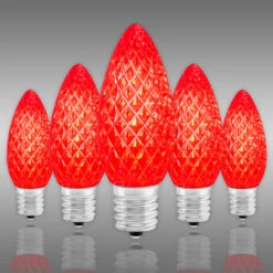 Christmas Lights Store 14 (NEW Technology) C9 - Red - Faceted LED - VividCore Premium - 50% Brighter