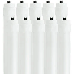 5300 Lumens - 42 Watt - 3000 Kelvin - 8 Ft. LED T8 Tube - Type B Ballast Bypass -Christmas Lights Store data 245