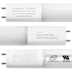 14 Watt - 1800 Lumens - 5 Colors - 4 Ft. Selectable LED T8 Tube Lamp - Type B Ballast Bypass -Christmas Lights Store data 250