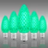 (NEW Technology) C9 - Green - Faceted LED - VividCore Premium - 50% Brighter