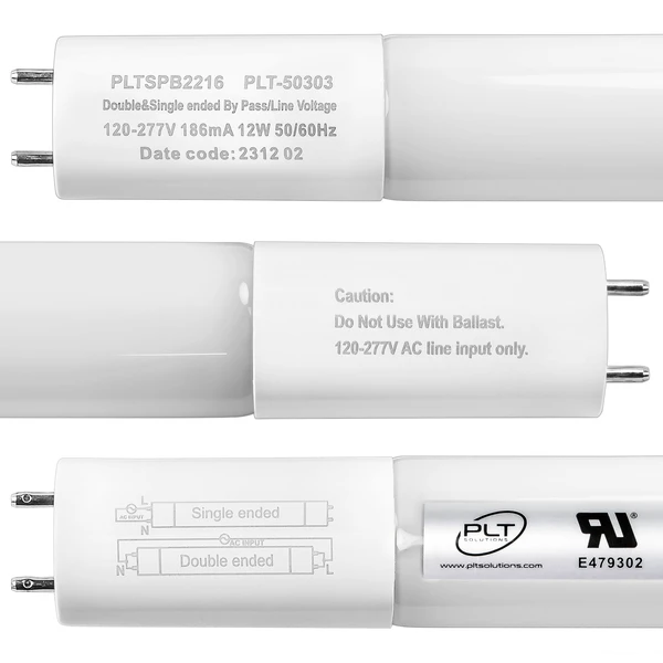 12 Watt - 1450 Lumens - 5 Colors - 3 Ft. Selectable LED T8 Tube Lamp - Type B Ballast Bypass 5 12 Watt - 1450 Lumens - 5 Colors - 3 Ft. Selectable LED T8 Tube Lamp - Type B Ballast Bypass - Image 3