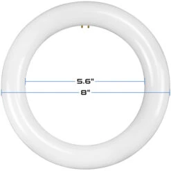 11 Watt - 1300 Lumens - 3 Colors - T9 LED Circline Tube - Hybrid A + B Type -Christmas Lights Store data 478