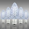 (NEW Technology) C7 - Cool White - Faceted LED - VividCore Premium - 50% Brighter -Christmas Lights Store data 49