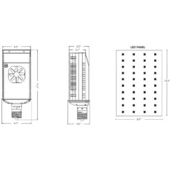 43,380 Lumens - 320 Watt - 4000 Kelvin - LED Retrofit Panel And Driver Kit -Christmas Lights Store data 554