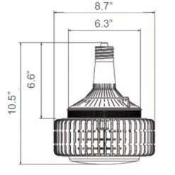 19,500 Lumens - 140 Watt - 5000 Kelvin - LED High Bay Retrofit -Christmas Lights Store data 688