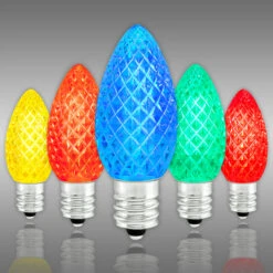 (NEW Technology) C7 - Multi-Color - Faceted LED - VividCore Premium - 50% Brighter