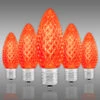 (NEW Technology) C9 - Orange - Faceted LED - VividCore Premium - 50% Brighter -Christmas Lights Store data 80