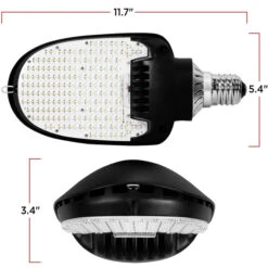 9200 Lumens - 75 Watt - 5000 Kelvin - LED Retrofit For Wall Packs/Area Light Fixtures -Christmas Lights Store data 823
