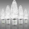 Pure White - LED C9 - Christmas Light Replacement Bulbs - Faceted Finish 2 Pure White - LED C9 - Christmas Light Replacement Bulbs - Faceted Finish -Christmas Lights Store data 86