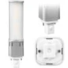 910 Lumens - 7 Watt - 4000 Kelvin - LED PL Lamp -Christmas Lights Store data 884