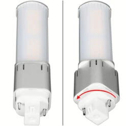 820 Lumens - 7 Watt - 2700 Kelvin - LED PL Lamp -Christmas Lights Store data 903