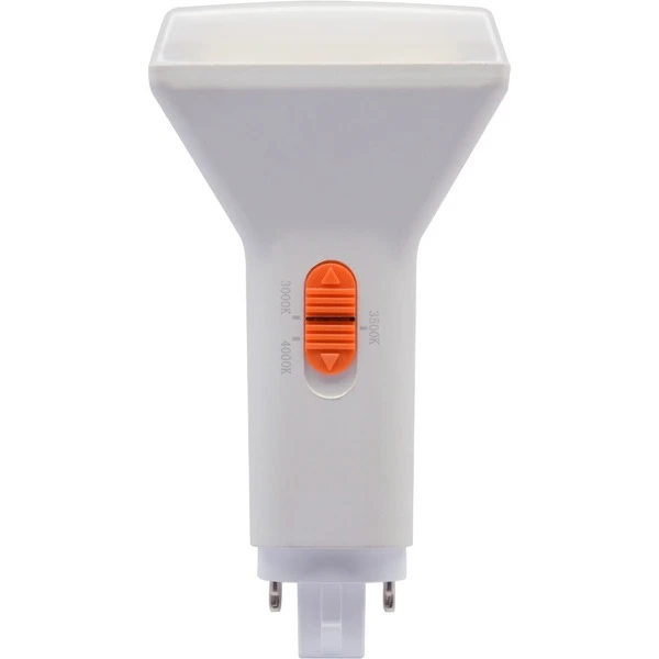 Sylvania 3 Colors - 9.5 Watt - 1150 Lumens - Selectable LED PL Lamp - 4-Pin G24q Base 3 Sylvania 3 Colors - 9.5 Watt - 1150 Lumens - Selectable LED PL Lamp - 4-Pin G24q Base