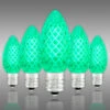 (NEW Technology) C7 - Green - Faceted LED - VividCore Premium - 50% Brighter
