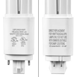 740 Lumens - 7 Watt - 3000 Kelvin - LED PL Lamp -Christmas Lights Store data 929